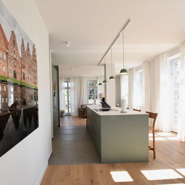 Schöne Aussicht Rosenhagen Ferienwohnung Ostsee mieten Haus 3 Wohnung 2