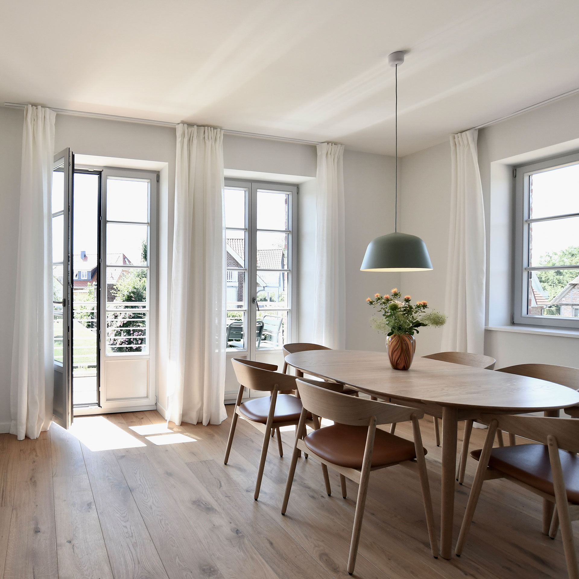 Schöne Aussicht Rosenhagen Ferienwohnung Ostsee mieten Haus 3 Wohnung 4